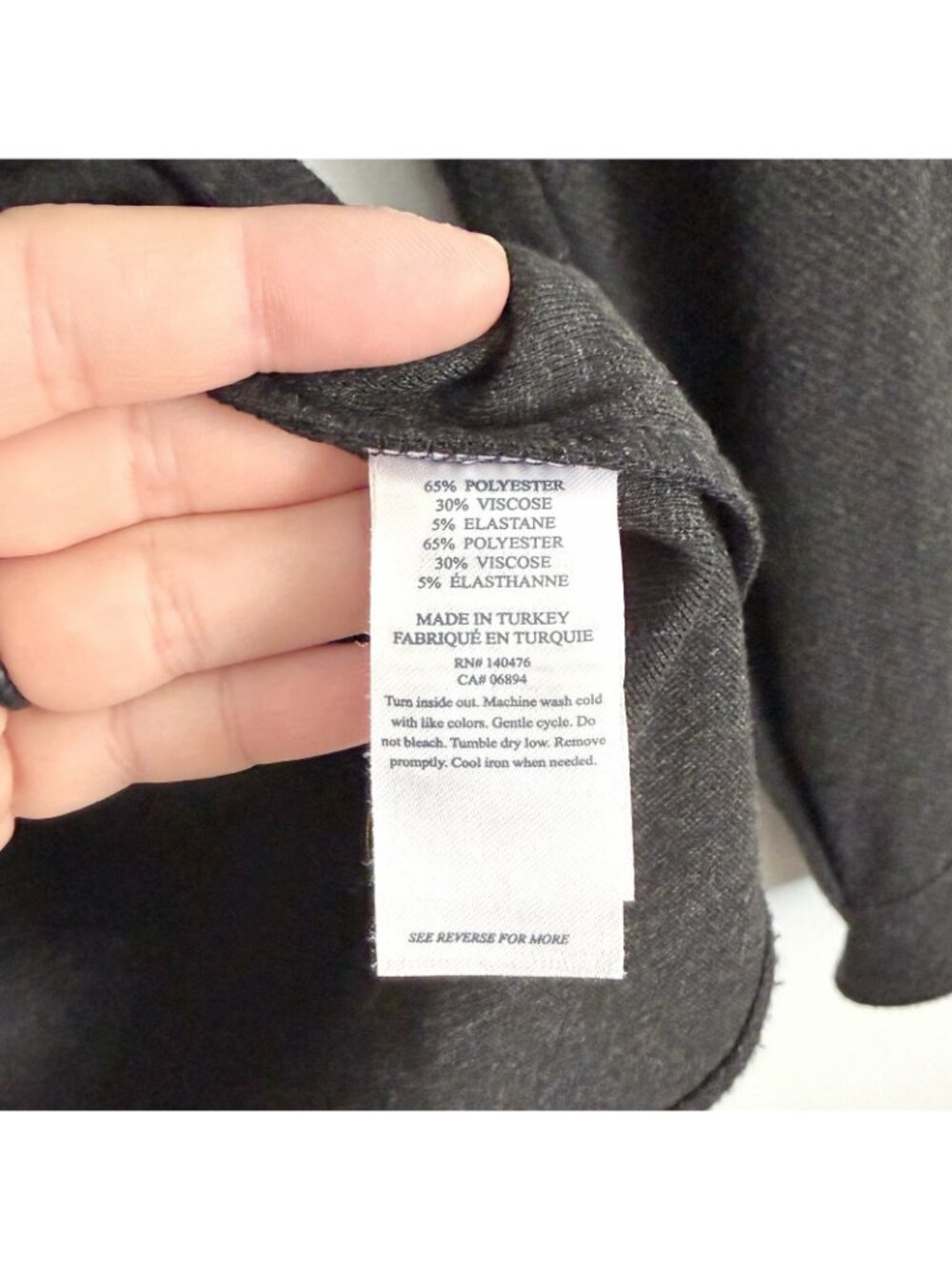 Faherty Black Casual Button-Down Shirt - Picture 6 of 8